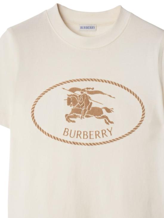 26SS 버버리 나이트 스탬프 코튼 티셔츠 8109817B7078 WHITE - BURBERRY