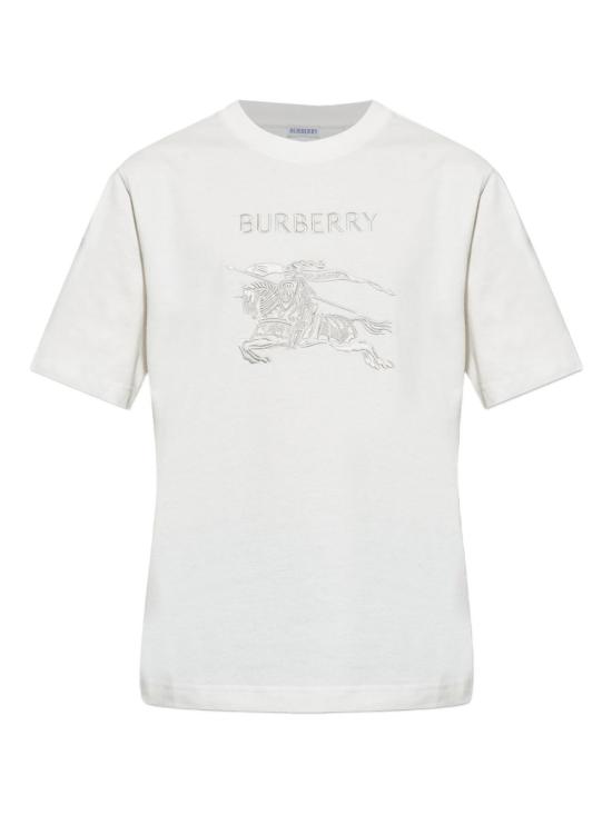 26SS 버버리 EKD 코튼 티셔츠 8119006B7078 WHITE