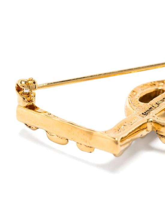 26SS 생로랑 브로치 470371Y15008030 GOLDEN - SAINT LAURENT