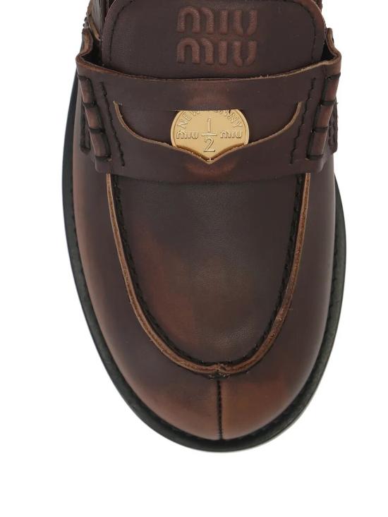 26SS 미우미우 로퍼 5D561EF0203G48 F0192 BROWN - MIU MIU