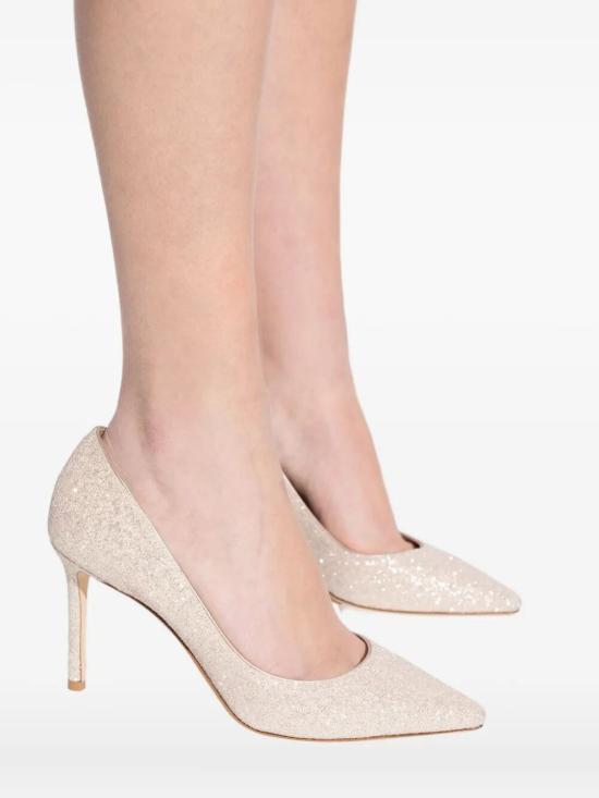 26SS 지미추 힐/펌프스 ROMY85GQI LIGHT METALLIC - JIMMY CHOO