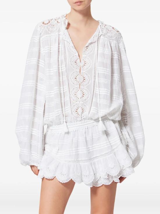 26SS 이자벨마랑에뚜왈 미디 원피스 RO0952FAD1J05E 20WH WHITE - ISABEL MARANT ETOILE