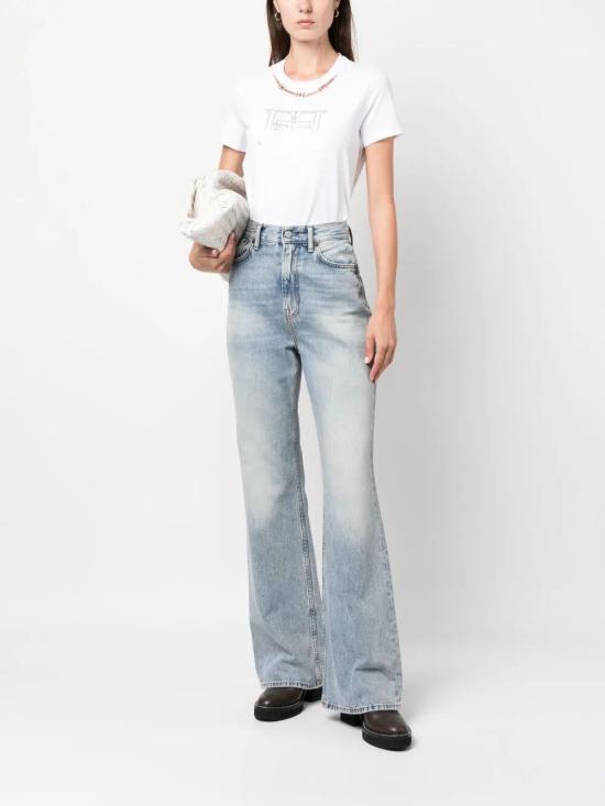 26SS 엘리자베타프랜치 반팔 티셔츠 MA01761E2 270 WHITE - ELISABETTA FRANCHI