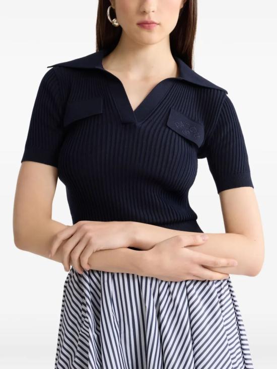 26SS 파투 반팔 티셔츠 KN3418094 694N BLUE - PATOU