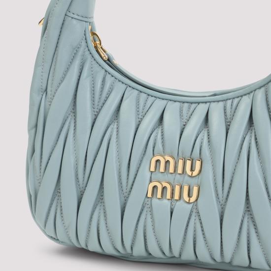26SS 미우미우 토트백 5BC125VOOYAN88 F0035 BLUE - MIU MIU