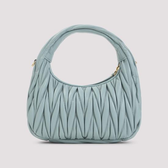 26SS 미우미우 토트백 5BC125VOOYAN88 F0035 BLUE - MIU MIU