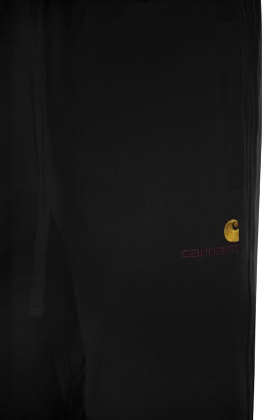  칼하트 WIP 아메리칸 스크립트 조깅 팬츠 I027042 89XX BLACK - CARHARTT WIP
