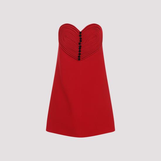 26SS 발렌티노 가라바니 미디 원피스 8B3VAH801CF R9M RED - VALENTINO GARAVANI