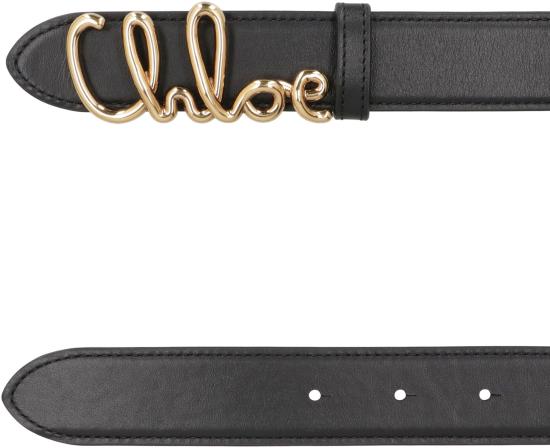 26SS 끌로에 레귤러 벨트 CH26SBB15PR4 001 BLACK - CHLOE