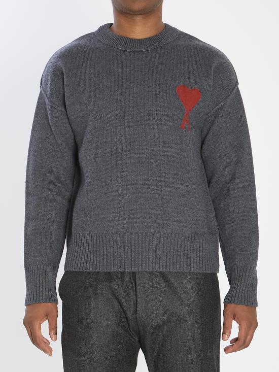 26SS 아미 스웨터 UKS838018 084 GREY