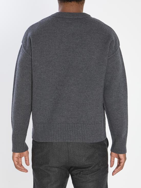 26SS 아미 스웨터 UKS838018 084 GREY - AMI