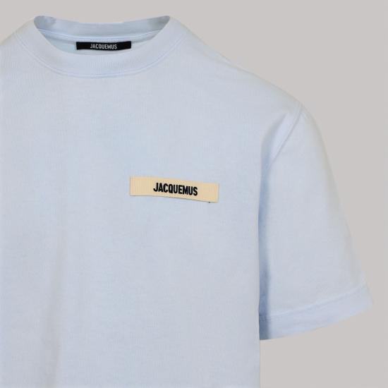 26SS 자크뮈스 그로그랭 로고 티셔츠 TSM00133AJ00226 321 BLUE - JACQUEMUS