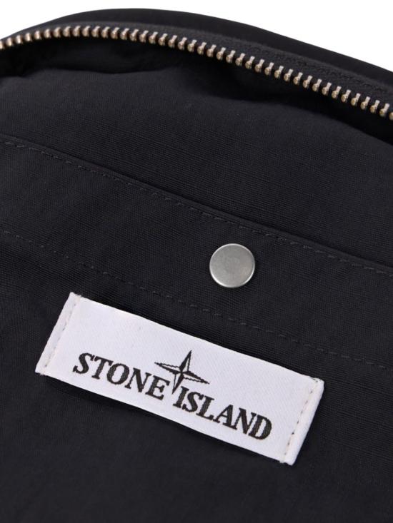 26SS 스톤 아일랜드 코티드 나일론 메탈 에코닐 크로스바디백 L1S159200015S0251V0029 BLACK - STONE ISLAND