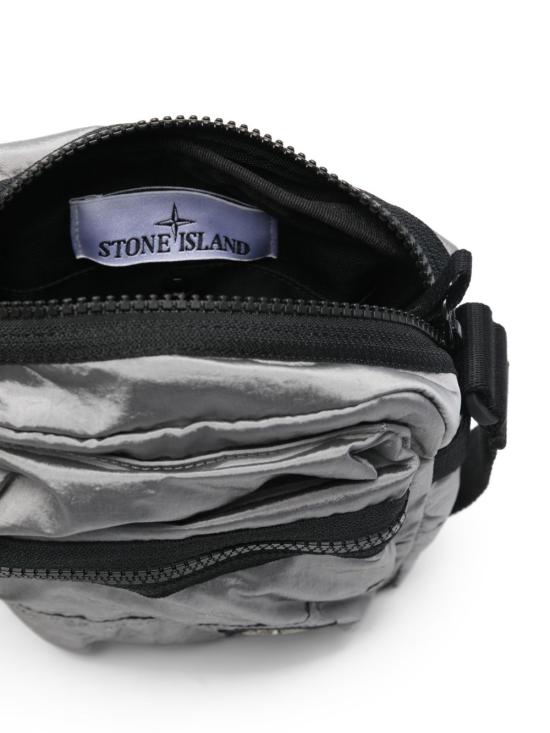 26SS 스톤 아일랜드 코티드 나일론 메탈 에코닐 크로스바디백 L1S159200015S0251V0061 GREY - STONE ISLAND