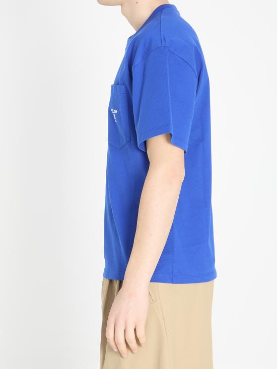 26SS 셀린느 반팔 티셔츠 RX0I31242 BLUE - CELINE