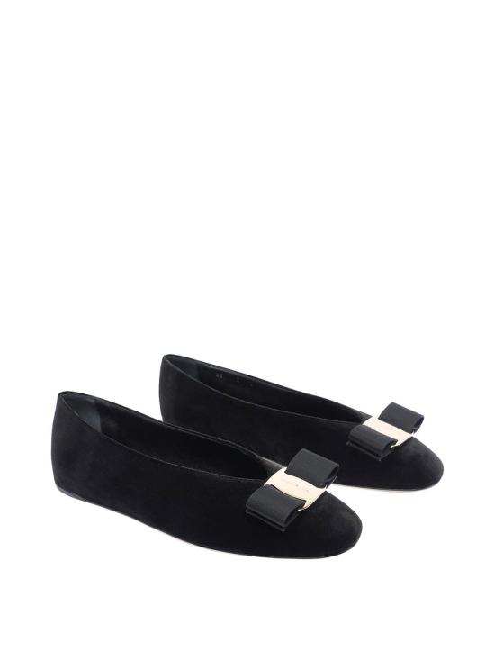 26SS 살바토레 페라가모 플랫 슈즈 78210801I780 Black - SALVATORE FERRAGAMO