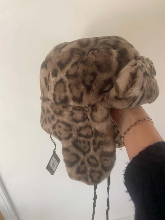  A Point Etc 이어플랩 캡 포인트 에트 샤프카 애니멀 프린트 - OTHER BRANDS