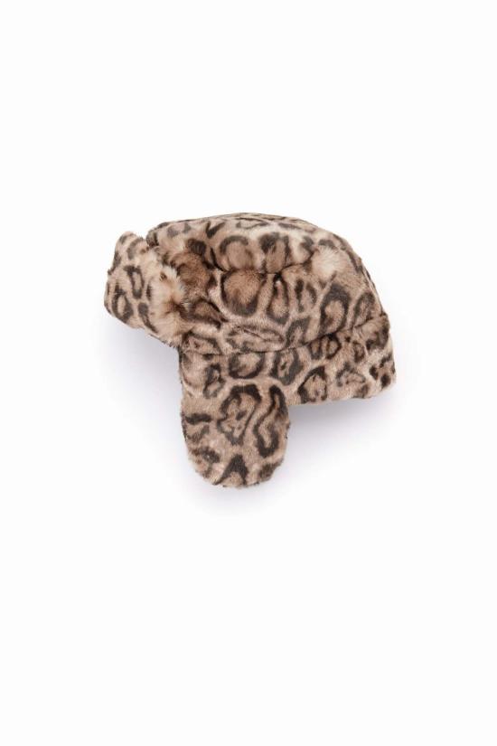  A Point Etc 이어플랩 캡 포인트 에트 샤프카 애니멀 프린트 - OTHER BRANDS