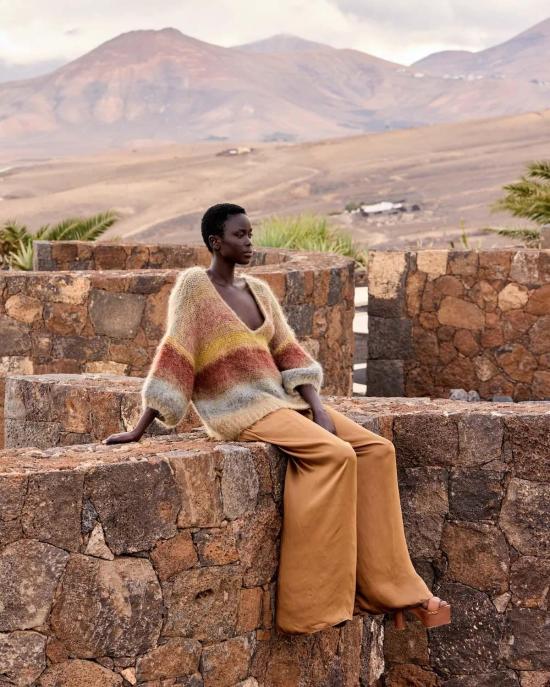  메드모아젤 스트레이트 팬츠 Mes Demoiselles 쿠쿠 팬츠 카라멜 - MES DEMOISELLES