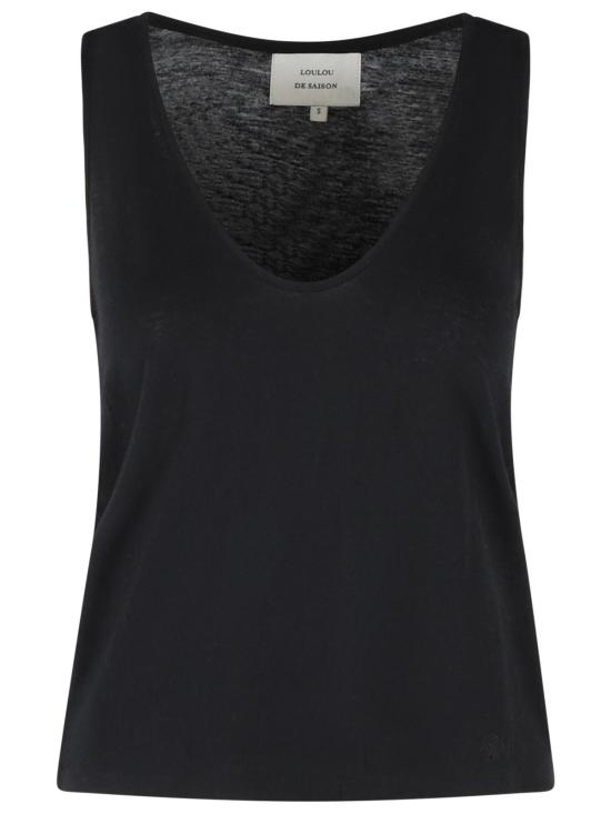 26SS 루루 드 세종 민소매 티셔츠 ALBIABLACK Black