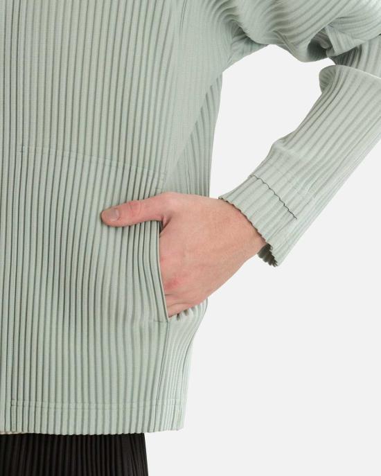  이세이 미야케 자켓 옴므 플리스 플리츠 후드 재킷 - ISSEY MIYAKE