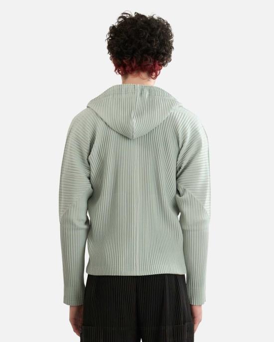  이세이 미야케 자켓 옴므 플리스 플리츠 후드 재킷 - ISSEY MIYAKE