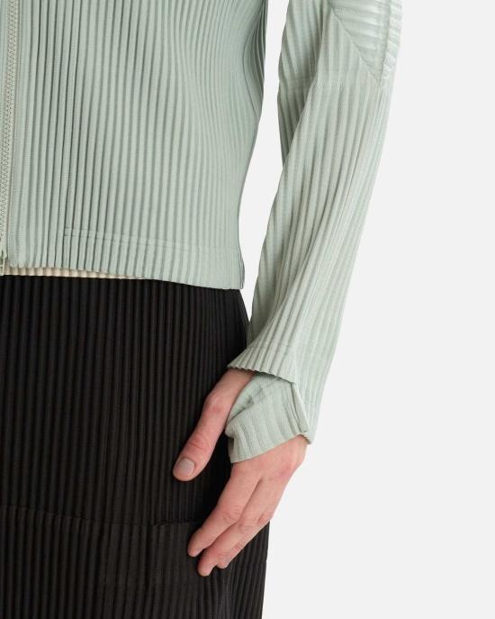  이세이 미야케 자켓 옴므 플리스 플리츠 후드 재킷 - ISSEY MIYAKE