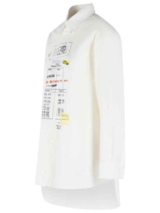 26SS MM6 메종마르지엘라 셔츠 S52DL0237 M35480101 White - MM6 MAISON MARGIELA