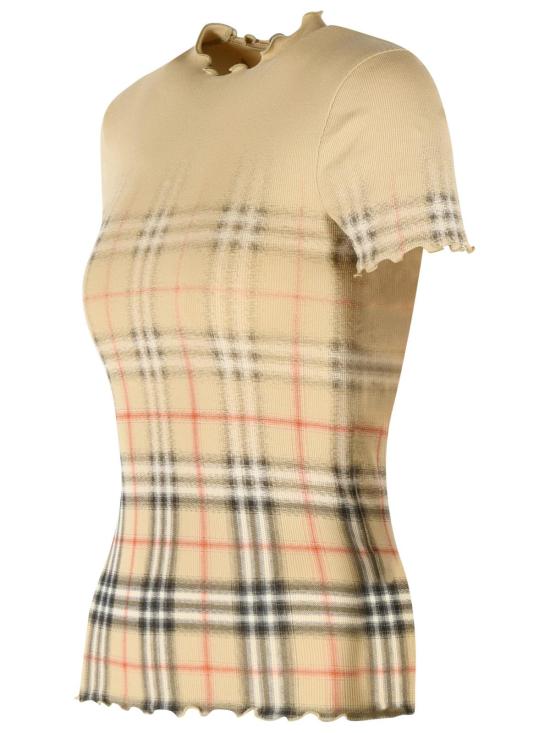 26SS 버버리 반팔 티셔츠 8119042B9368 Beige - BURBERRY