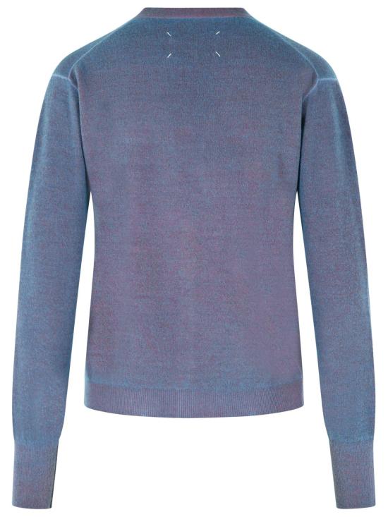 26SS 마르지엘라 버진 울 브이넥 카디건 S51HP0029 M13224001F Light Blue - MAISON MARGIELA