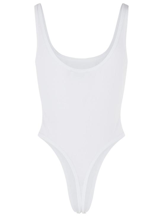 26SS 베르사체 바디수트 티셔츠 1019688 1A095511W010 White - VERSACE