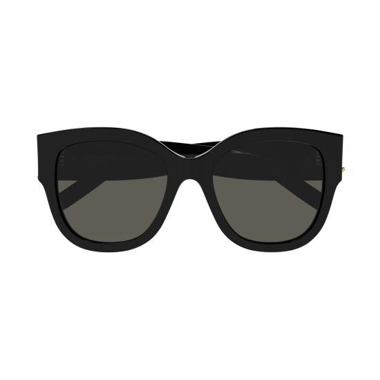 25FW 생로랑 선글라스 SL M95 F 001 BLACK BLACK GREY - SAINT LAURENT