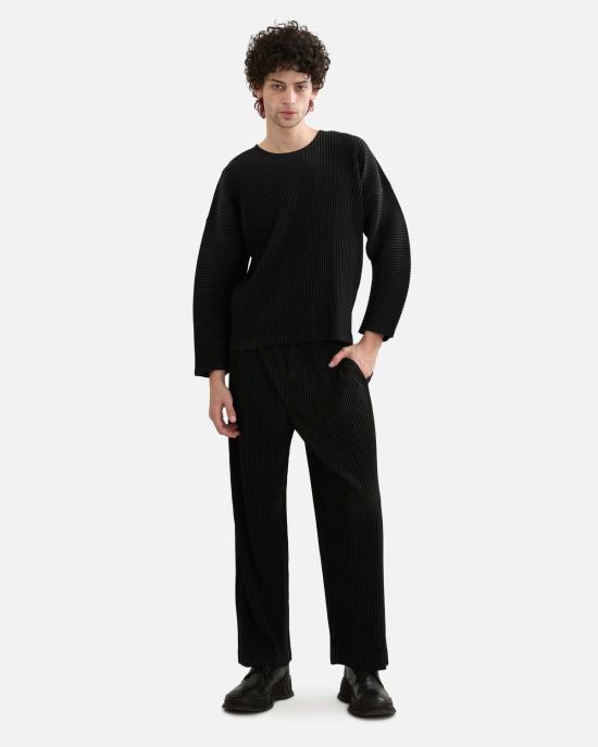  이세이 미야케 스트레이트 팬츠 Homme Plisse Issey Miyake Mc 1월 - ISSEY MIYAKE