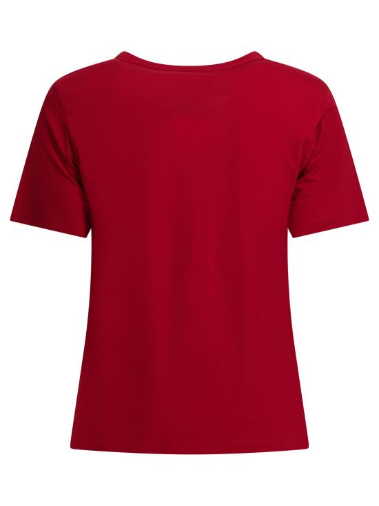 26SS 이네스 드 라 프레상쥬 반팔 티셔츠 16Y090CO381P340 Red - INES DE LA FRESSANGE