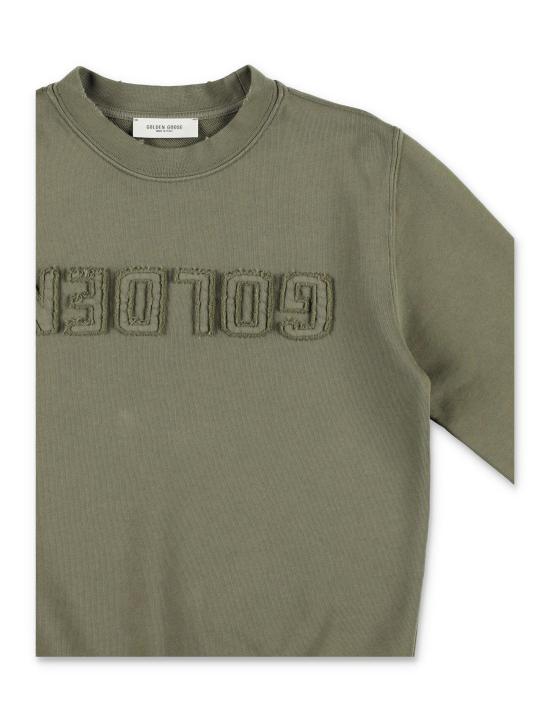 26SS [키즈] 골든구스 트레이닝 상의 P02214P002244 35479 DUSTY OLIVE - GOLDEN GOOSE