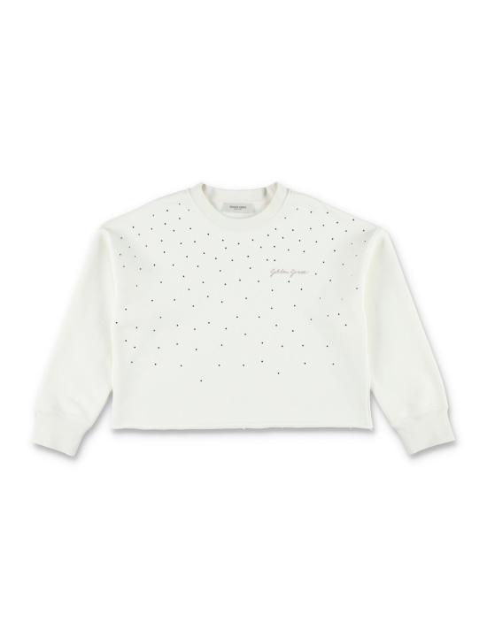 26SS [키즈] 골든구스 폴로 셔츠 P02629P002435 11560 HERITAGE WHITE