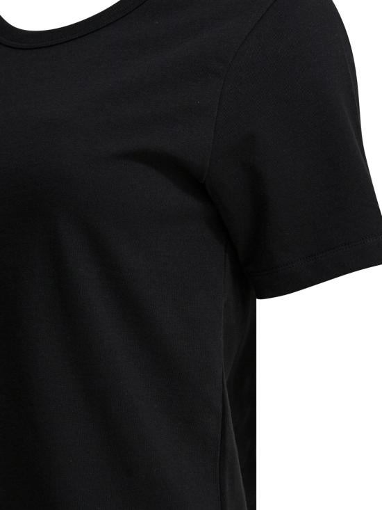 26SS 이네스 드 라 프레상쥬 반팔 티셔츠 16Y090CO385P099 Black - INES DE LA FRESSANGE