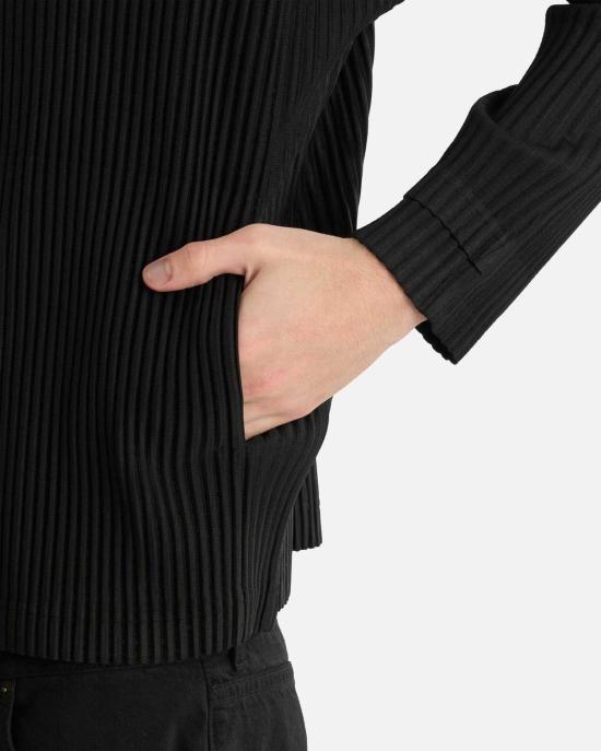  이세이 미야케 자켓 옴므 플리스 플리츠 후드 재킷 - ISSEY MIYAKE