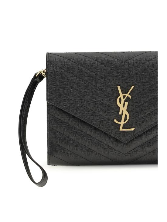 26SS 생로랑 뷰티 케이스 617662BOW01 1000 BLACK - SAINT LAURENT