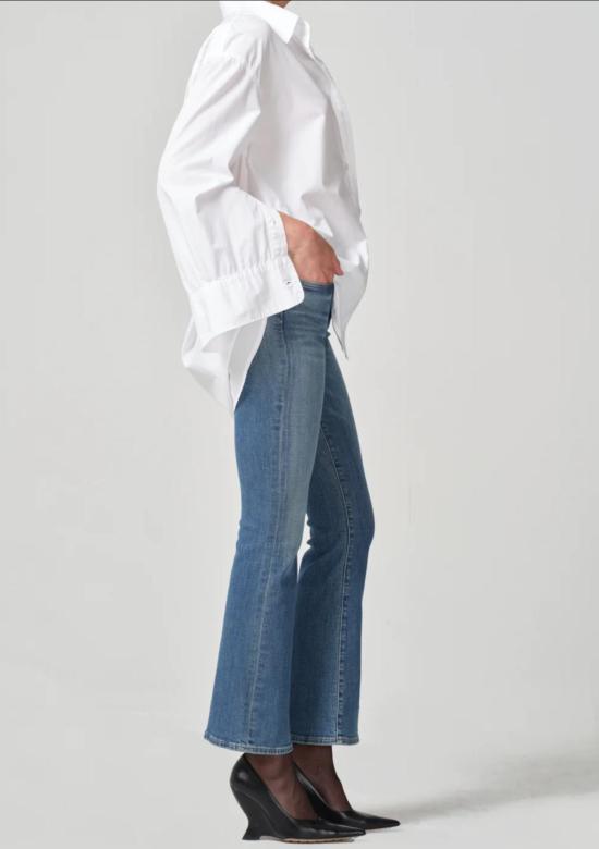  씨오에이치 데님 팬츠 코 에마뉴엘 로우 라이즈 부츠 하이볼 - COH