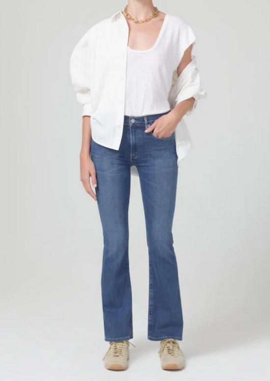  씨오에이치 데님 팬츠 코 에마뉴엘 로우 라이즈 부츠 하이볼 - COH