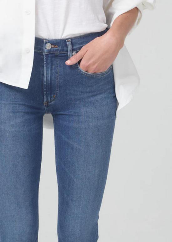  씨오에이치 데님 팬츠 코 에마뉴엘 로우 라이즈 부츠 하이볼 - COH