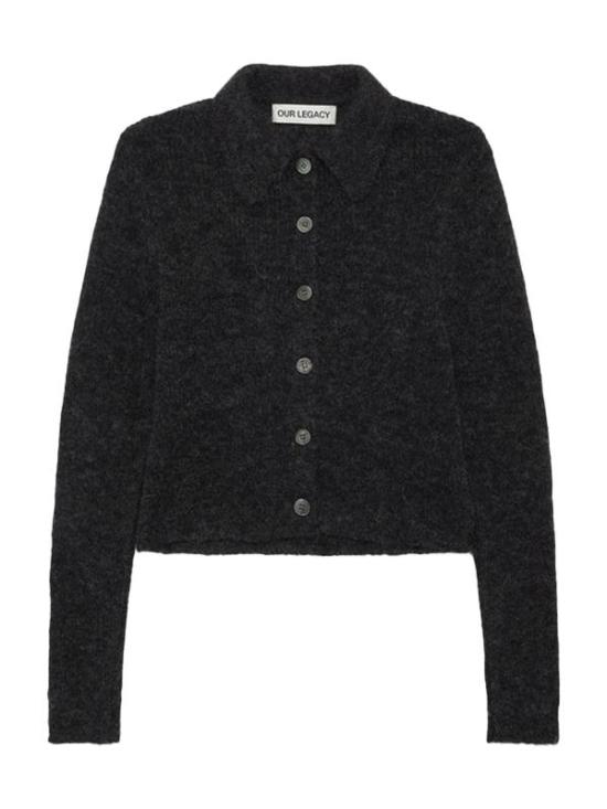 26SS 아워레가시 매찌 폴로 W2263MCM CHM FZAL CHARCOAL MELANGE FUZZY ALPACA