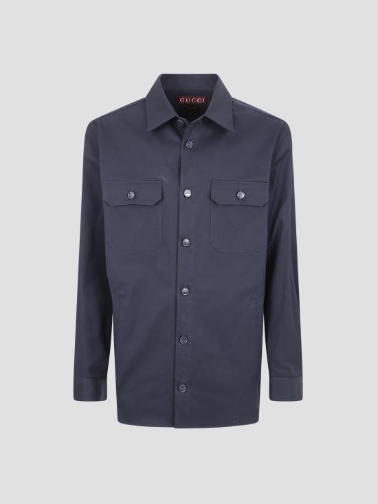 26SS 구찌 긴팔 셔츠 851708ZAQH5 4440 INK