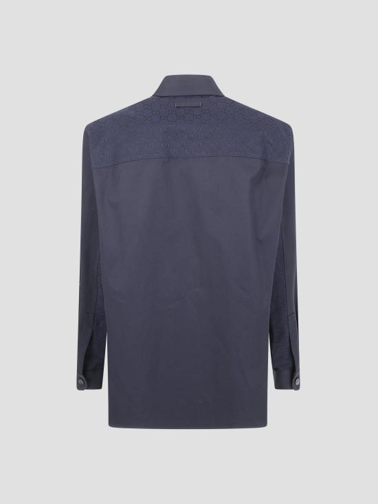 26SS 구찌 긴팔 셔츠 851708ZAQH5 4440 INK - GUCCI