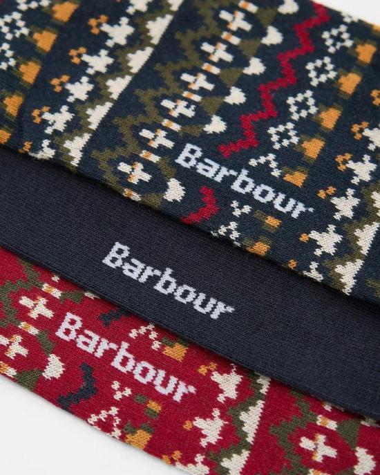 25FW 바버 양말 MGS0100 OL71 OLIVE - BARBOUR