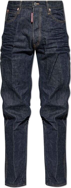 25FW 디스퀘어드2 스트레이트 팬츠 S71LB1626S30485 470 NAVY BLUE