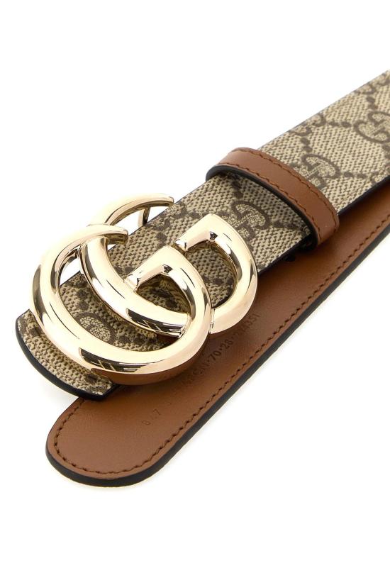 26SS 구찌 레귤러 벨트 847131FAFCN 9755 BEIGE EBONY SUNDIAL - GUCCI