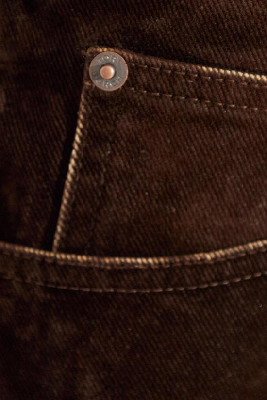 25FW 토리버치 데님 팬츠 171707 877 DARK BROWN - TORY BURCH