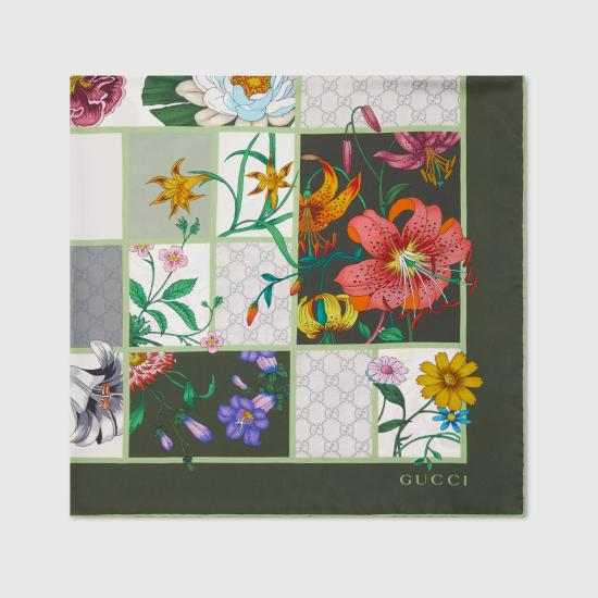 26SS 구찌 머플러/스카프 8501073G001 3367 OLIVE LIGHT GREEN - GUCCI